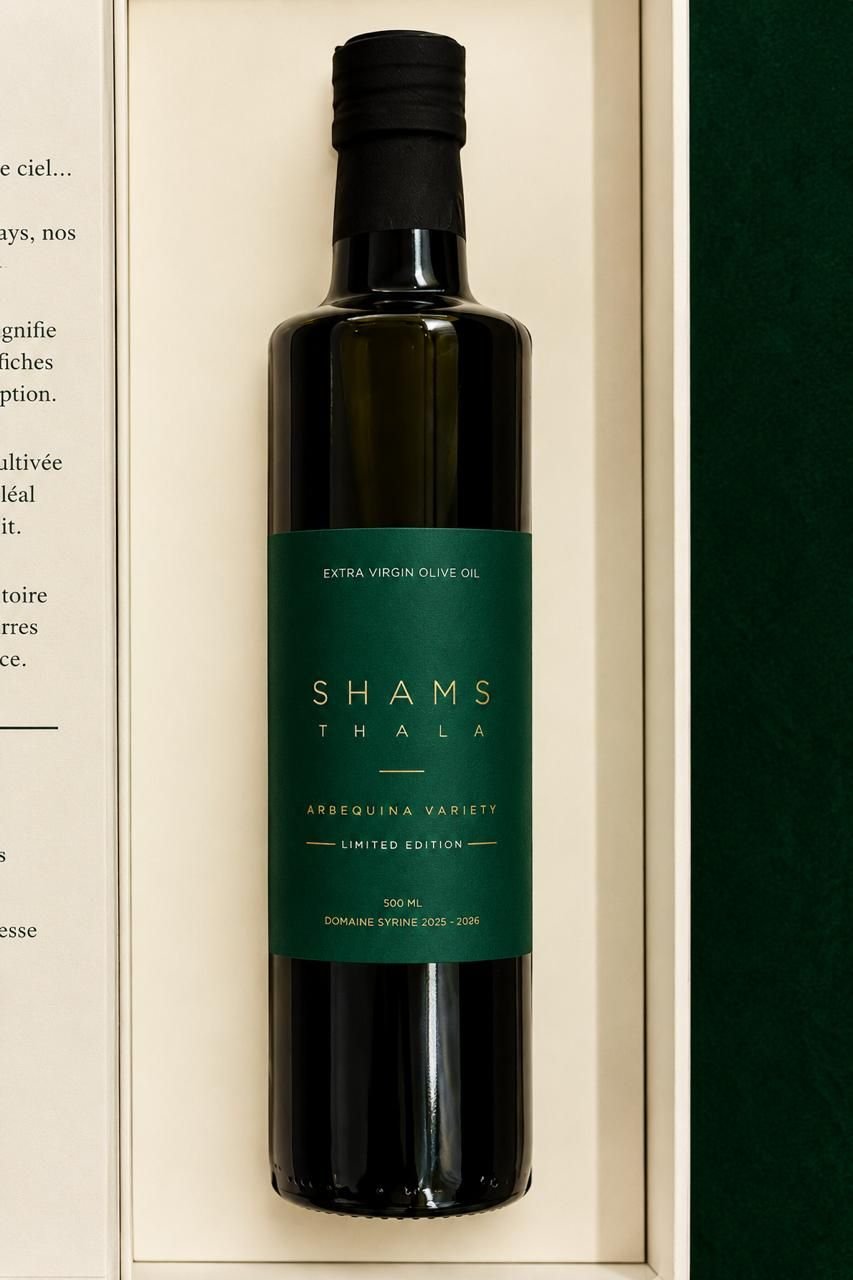 Bouteille SHAMS Arbequina, édition limitée