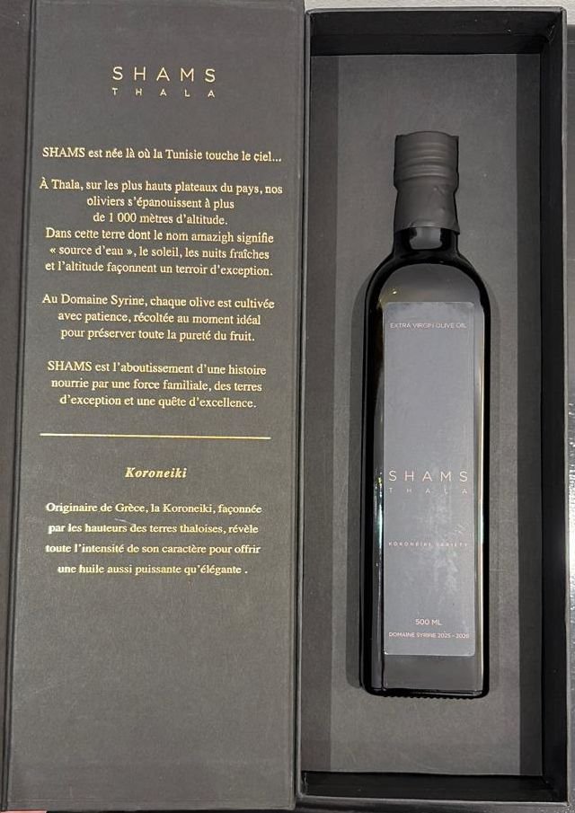 Coffret Koroneiki ouvert